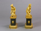 A Pair of Empire Gilt Bronze Sculptures