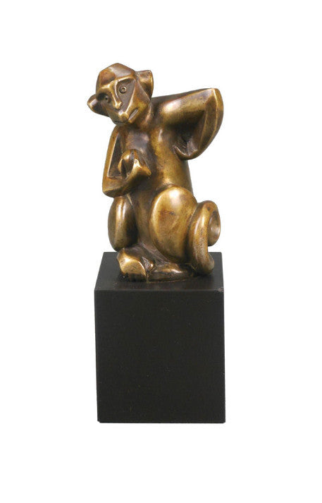 An Antiques Glen Deco Dooley Art Bronze – Patinated Monkey
