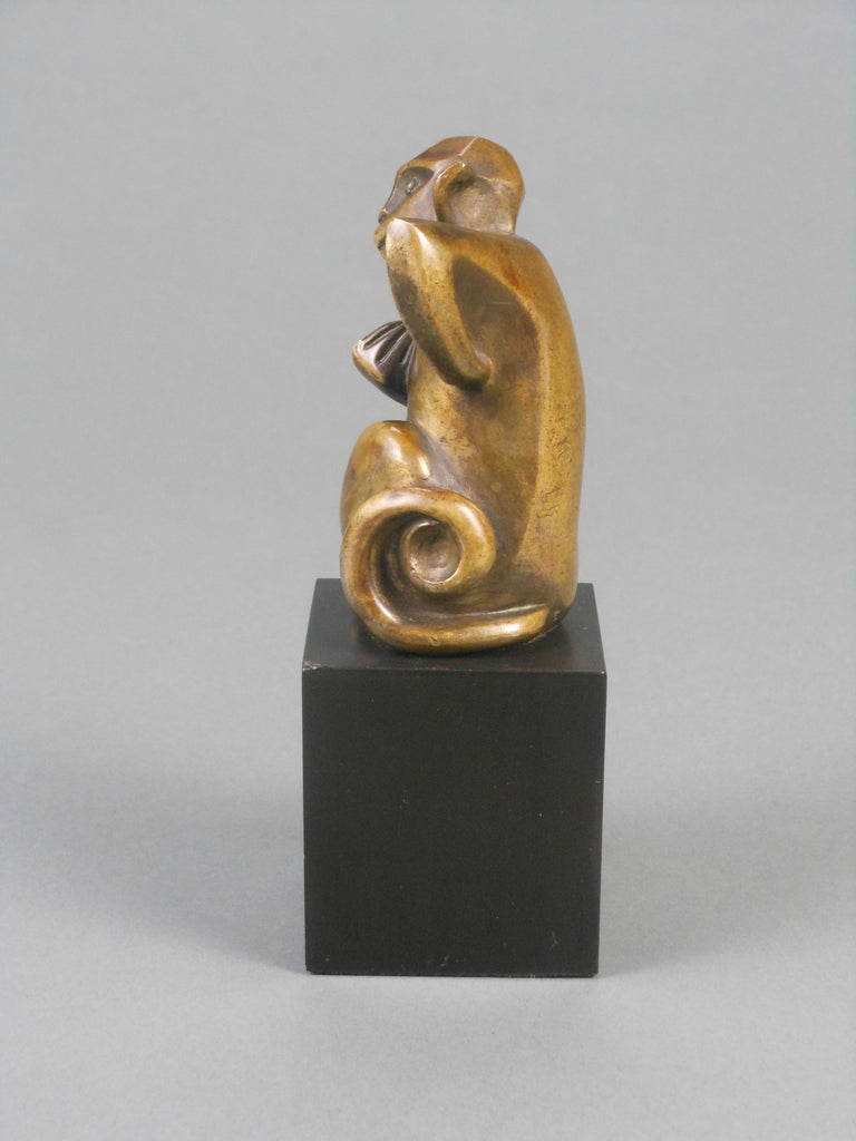 An Art Deco Patinated Bronze Monkey – Glen Dooley Antiques