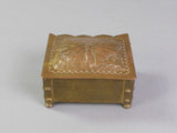A Swiss Art Nouveau Brass Box