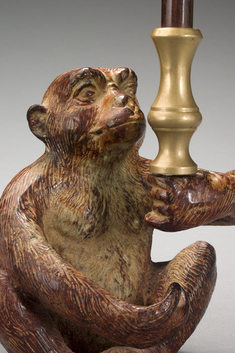 Victorian Style Bronze Butler Monkey Candle Holder » Tookey Buxton