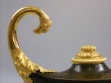 An Empire Oil Lamp Form Candlestick
