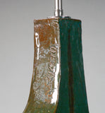 Large Charles Sucsan Green Lamp