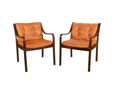 A Pair of Danish Beechwood Chairs